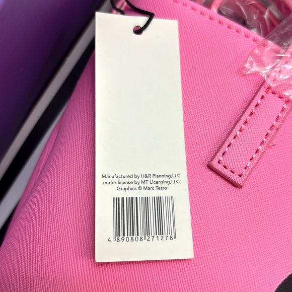 Marc Tetro Pink Mini Tote and Card Case Wallet Set - Picture 6 of 7